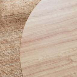 Effy 6 Seater Oval Dining Table, Natural Wood Effect - thumbnail 3