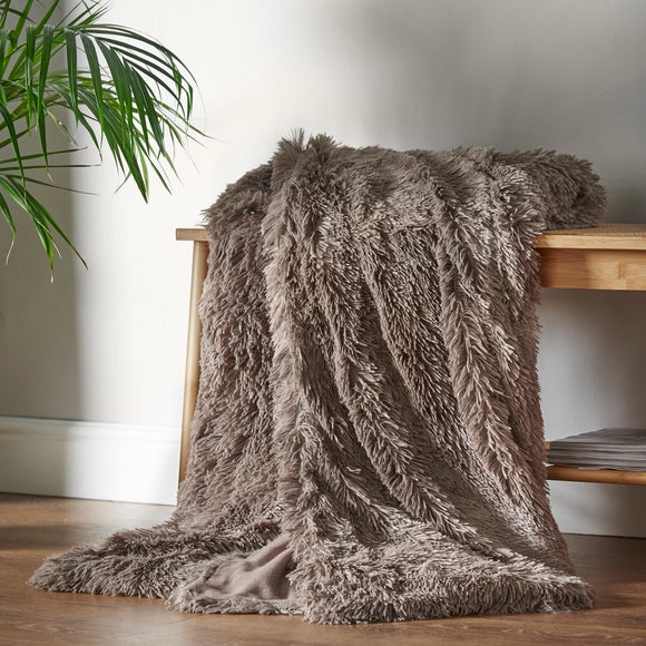 Catherine Lansfield Cuddly Deep Pile Throw Blanket - image 1