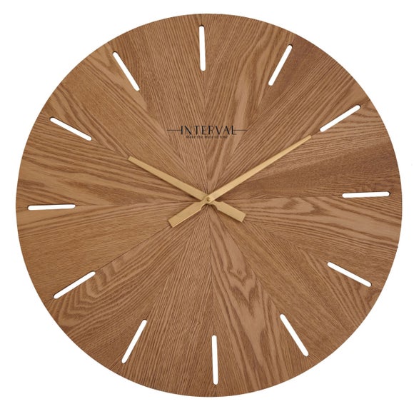 Interval Wooden Wall Clock - image 1