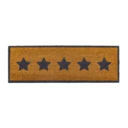 Cedar & Sage Multi Star Coir Double Doormat - thumbnail 3
