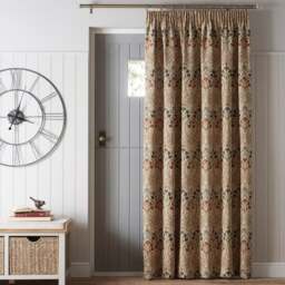 Lucetta Pencil Pleat Door Curtain - thumbnail 1