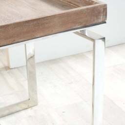 Evelyn Natural Antique Coffee Table - thumbnail 4