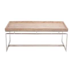 Evelyn Natural Antique Coffee Table - thumbnail 5