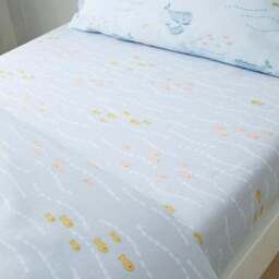 Pack of 2 Little Whales 100% Cotton Fitted Bed Sheets - thumbnail 2