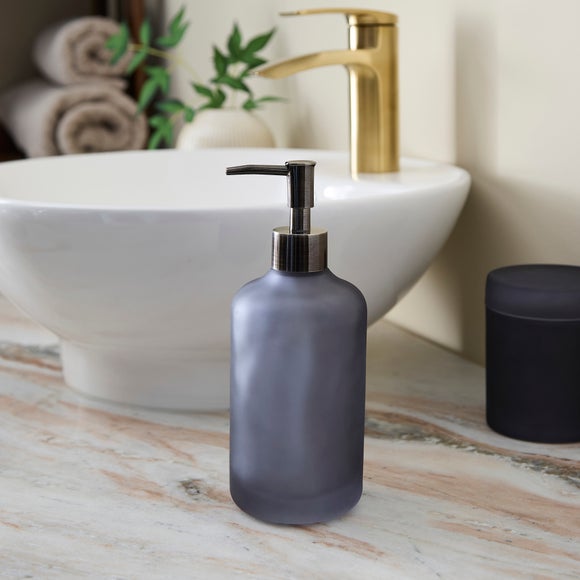 Hotel Small Glass Soap Dispenser - image 1