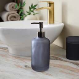 Hotel Small Glass Soap Dispenser - thumbnail 1