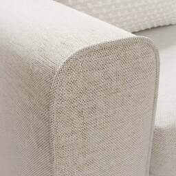 Abel Basketweave Corner Sofa - thumbnail 4
