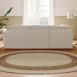 Abel Basketweave Corner Sofa - thumbnail 2