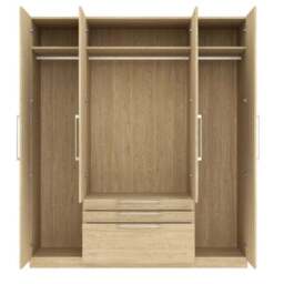 Foster 4 Door 3 Drawer Wardrobe - thumbnail 4