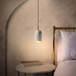 Elements Levi Marble Adjustable Pendant Light - thumbnail 2