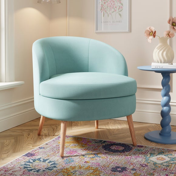 Marcie Luxe Velvet Cocktail Chair - image 1