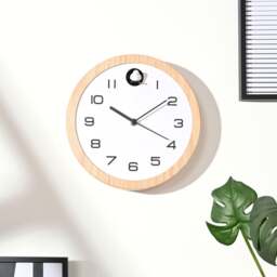 Interval Modern Round Cuckoo Wall Clock - thumbnail 1