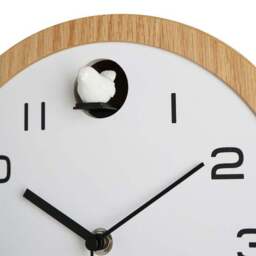 Interval Modern Round Cuckoo Wall Clock - thumbnail 4