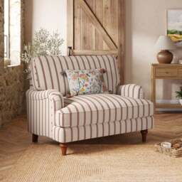 Beatrice II Folkstone Stripe Snuggle Chair - thumbnail 1