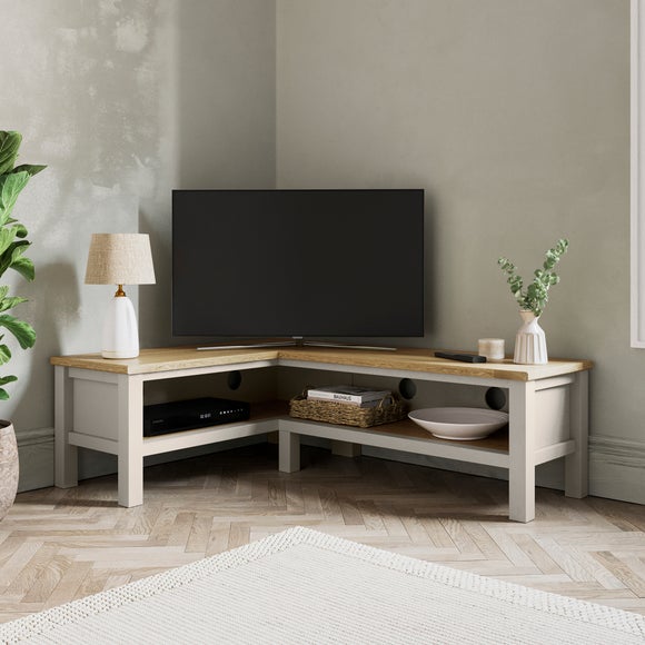 "Olney Open Corner TV Unit for TVs up to 55""" - image 1