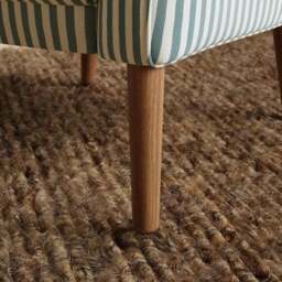 Kaspar Woven Linford Stripe Tub Chair - thumbnail 4