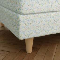 Zoe Ditsy Floral Square Storage Footstool - thumbnail 5