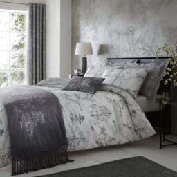 Chinoiserie Grey Oxford Pillowcase - thumbnail 3