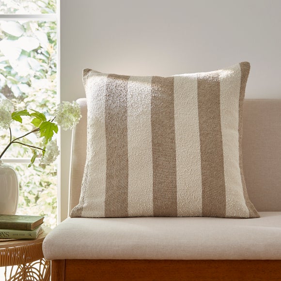 Boucle Stripe Cotton Square Cushion - image 1