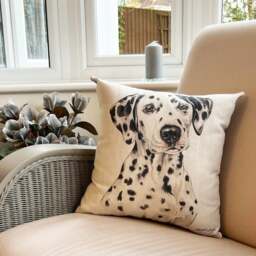 Daro Dalmatian Square Cushion - thumbnail 1