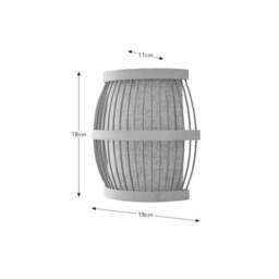 Kiva Boho Bamboo Wall Light - thumbnail 6