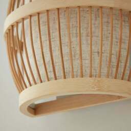 Kiva Boho Bamboo Wall Light - thumbnail 4