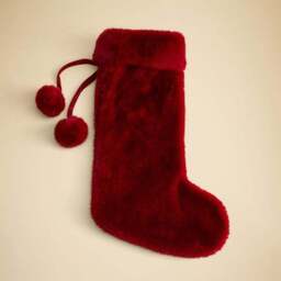 Faux Fur Christmas Stocking - thumbnail 3