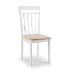 Coast Set of 2 Dining Chairs, Faux Linen - thumbnail 4