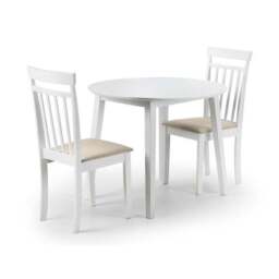 Coast Set of 2 Dining Chairs, Faux Linen - thumbnail 6