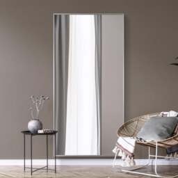 Artus Aluminium Rectangle Full Length Wall Mirror - thumbnail 1