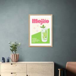 East End Prints Mojito Cocktail Print by Luxe Poster Co - thumbnail 1