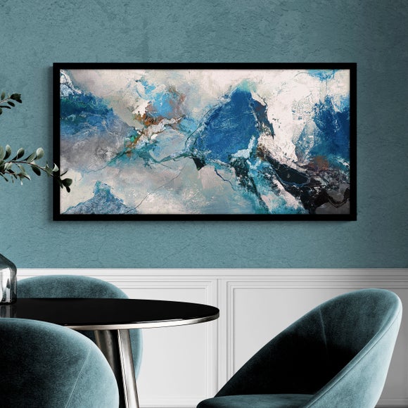 Hurricane Blue Framed Print - image 1