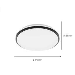 EGLO Pinetto LED Circular Flush Ceiling Light - thumbnail 3
