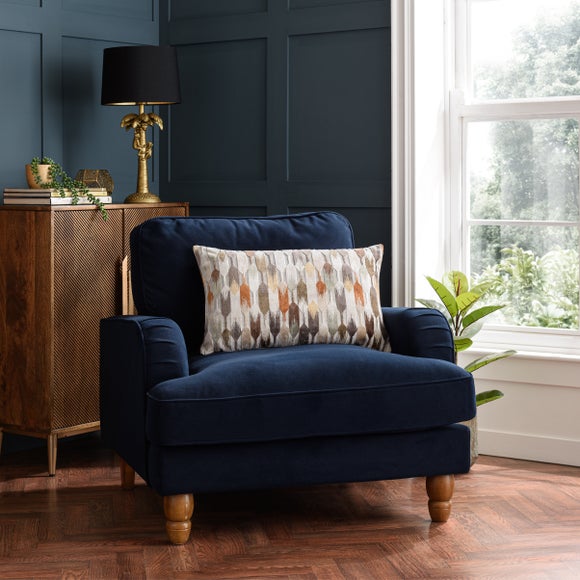 Kelso Cut Velvet Rectangle Cushion - image 1