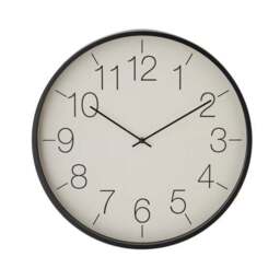 Modern Black Wall Clock - thumbnail 3