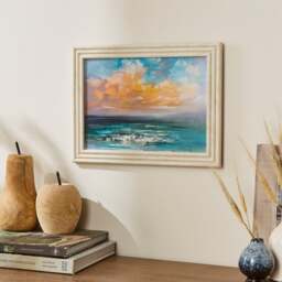 Marble Effect Ribbed Photo Frame - thumbnail 1