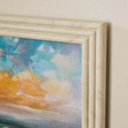 Marble Effect Ribbed Photo Frame - thumbnail 2