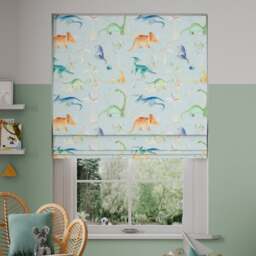 Little Adventurers Jurassic Made to Measure Roman Blind - thumbnail 1