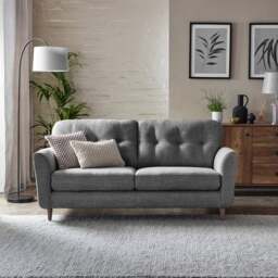 Sven Tonal Weave 3 Seater Sofa - thumbnail 1