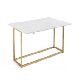 Kendall 2-4 Seater Console Dining Table, Marble Effect - thumbnail 6