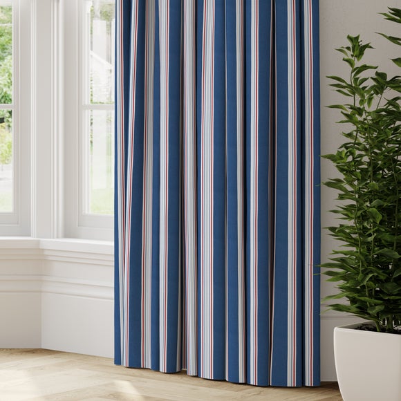 Nautical Stripe Made to Measure Fire Retardant Curtains - image 1