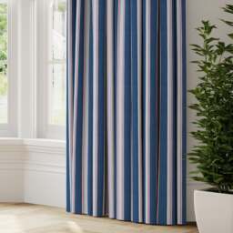 Nautical Stripe Made to Measure Fire Retardant Curtains - thumbnail 1