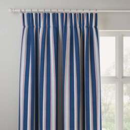 Nautical Stripe Made to Measure Fire Retardant Curtains - thumbnail 4