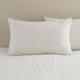 Dawson Stripe 100% Washed Cotton Duvet Cover & Pillowcase Set - thumbnail 5