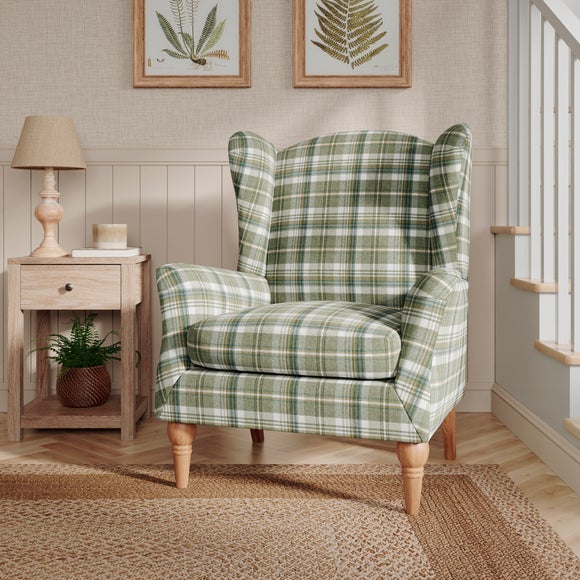 Charnwood Check Occasional Armchair - image 1