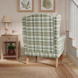 Charnwood Check Occasional Armchair - thumbnail 2