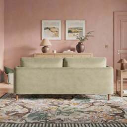 Max Soft Tonal Chenille 3 Seater Sofa - thumbnail 2