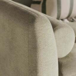 Max Soft Tonal Chenille 3 Seater Sofa - thumbnail 4