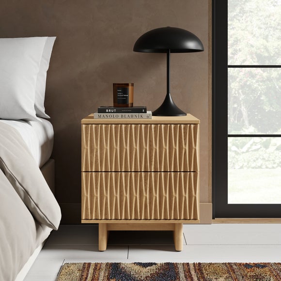 Inga 2 Drawer Bedside Table - image 1