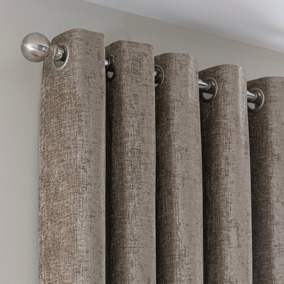 Chenille Eyelet Curtains (Blackout Available) - image 1